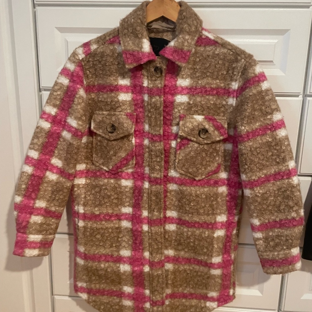 Anthropologie oversized shacket.